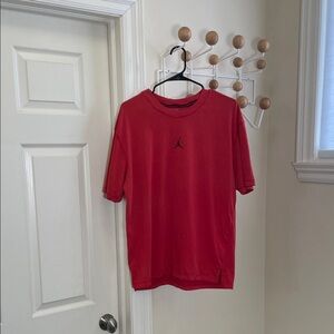 Jordan - Center Logo Athletic T-Shirt - Red - M